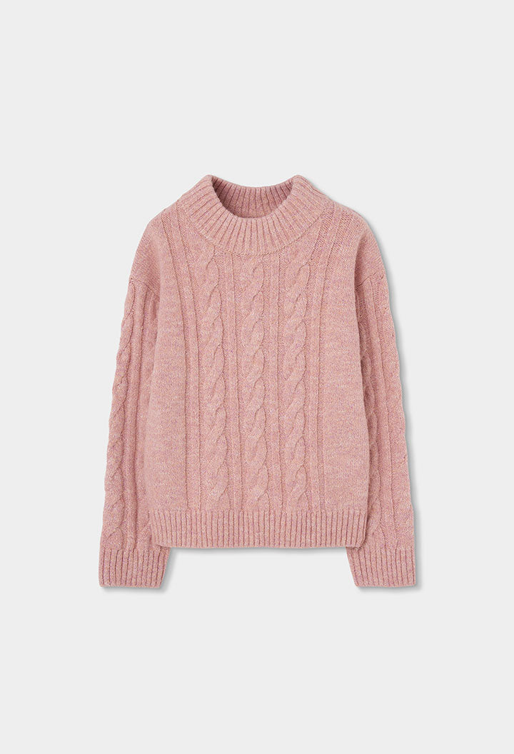 Girls Cable-Knit Jumper