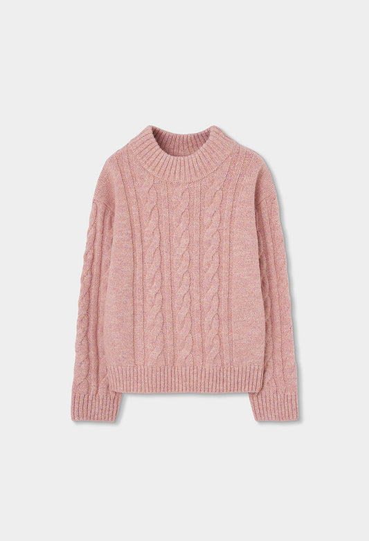 Girls Cable-Knit Jumper