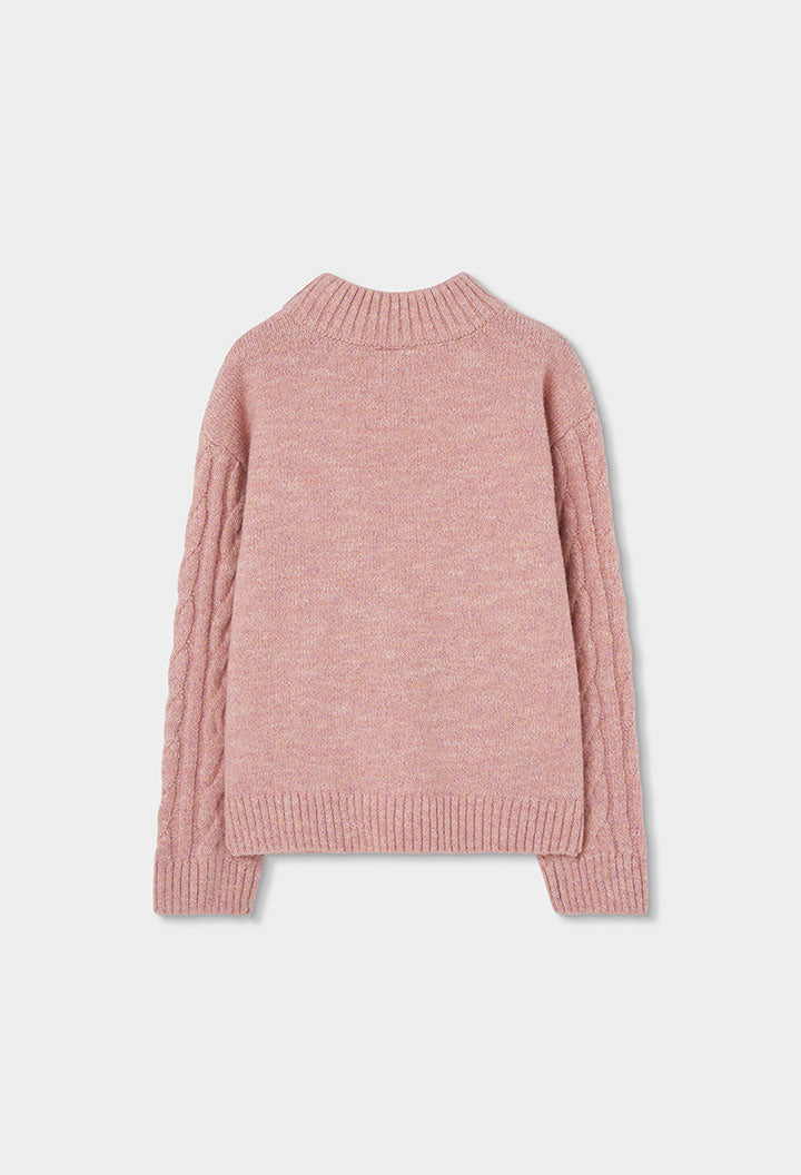 Girls Cable-Knit Jumper