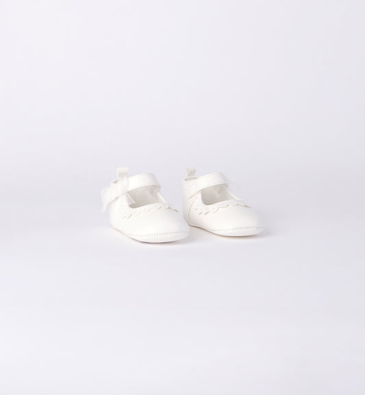 White Christening Shoes