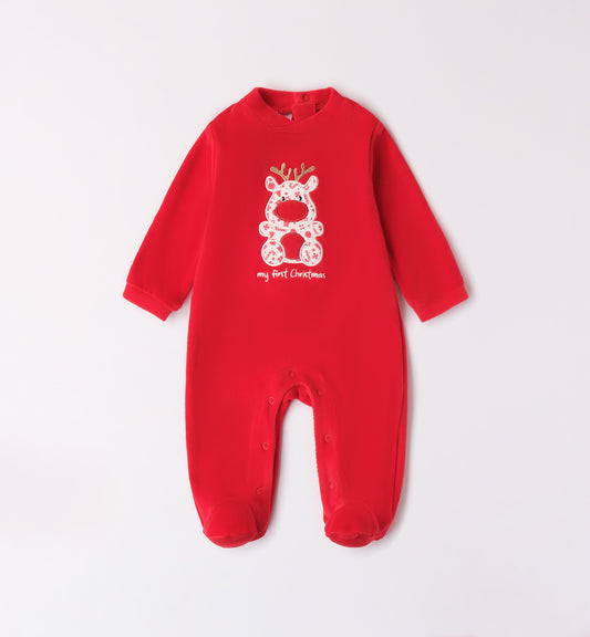 Boys 1st Christmas Babygrow