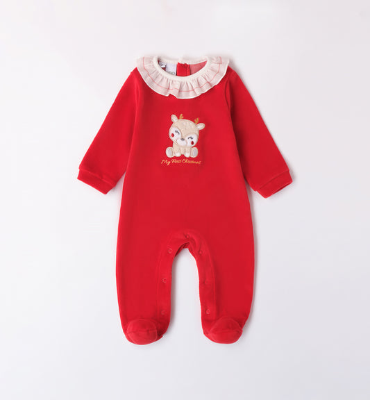 Girls 1st Christmas Babygrow