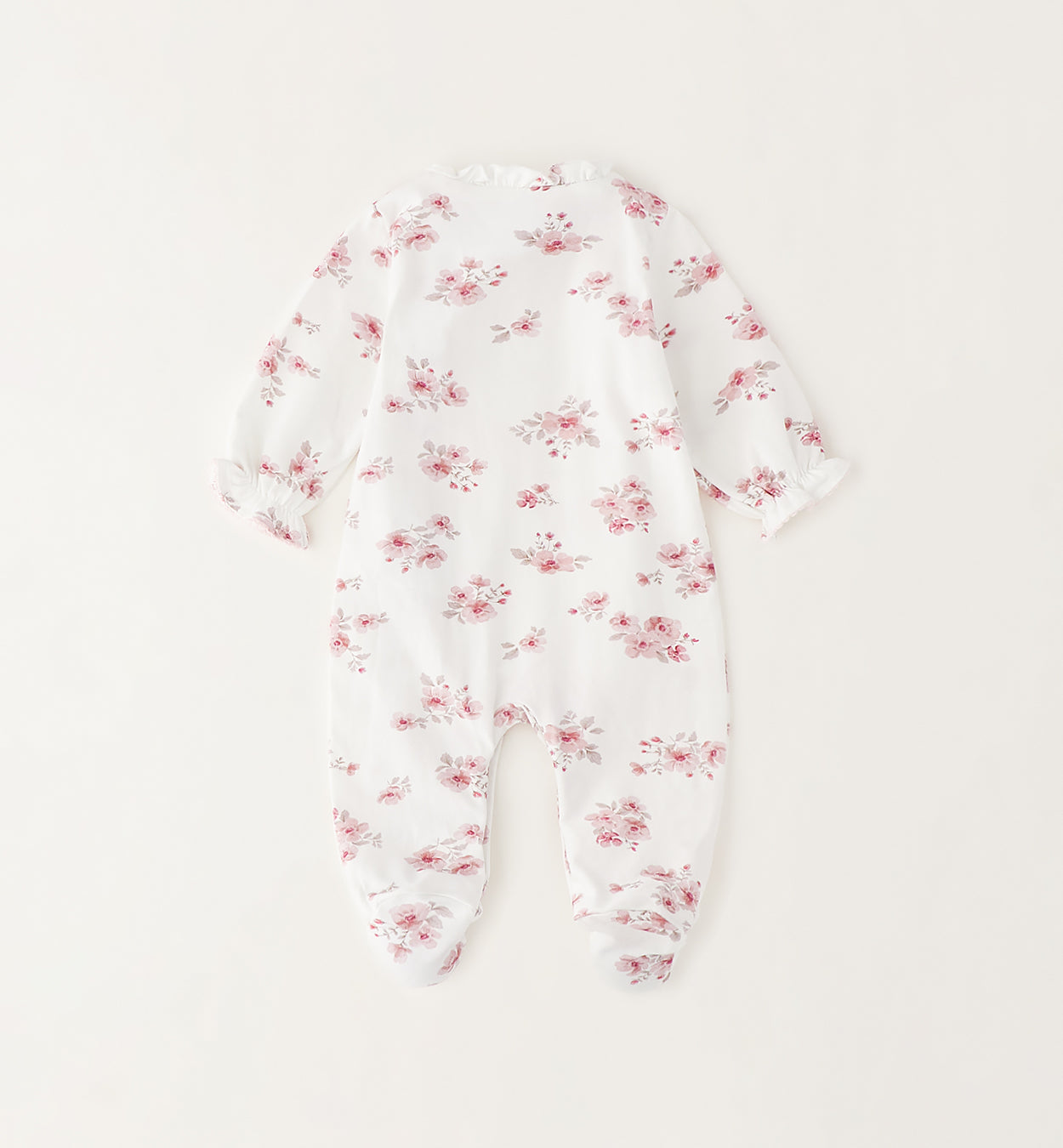 Girls Floral Babygrow