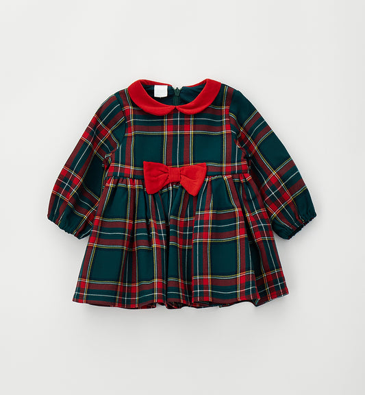iDo Baby Girl Tartan Dress