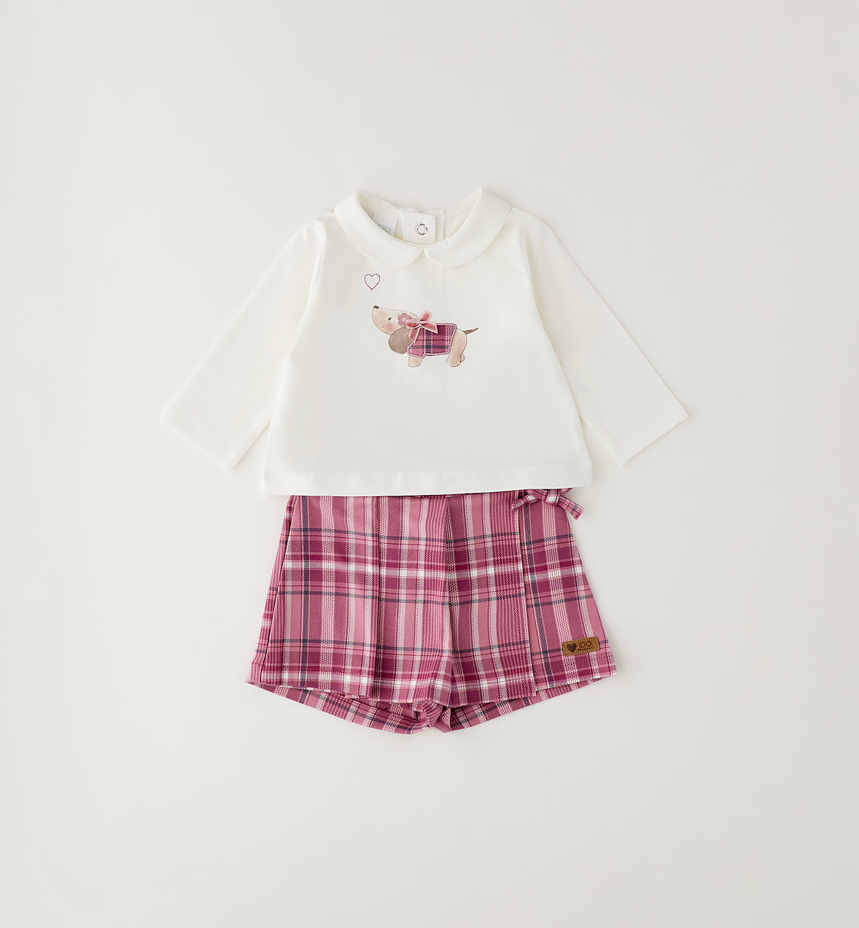 Baby Girl Top and Skort Set
