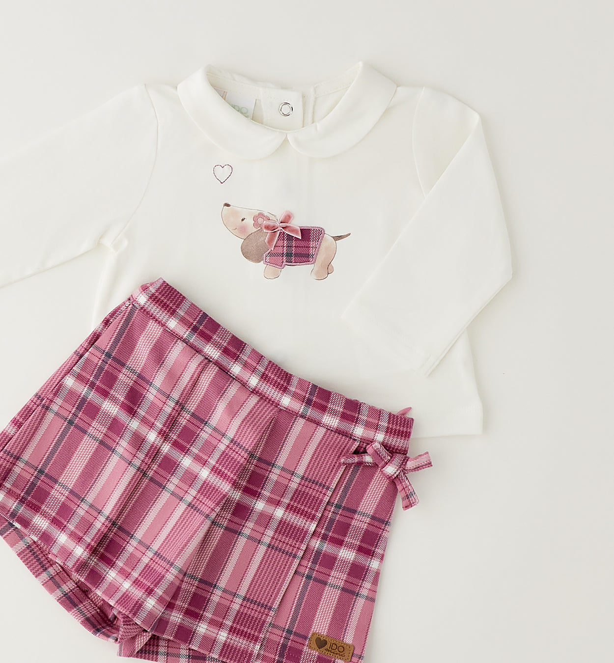 Baby Girl Top and Skort Set