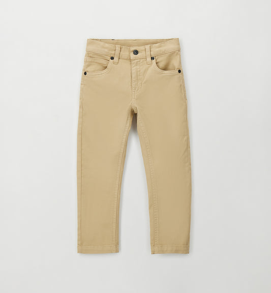Boys Beige Trousers