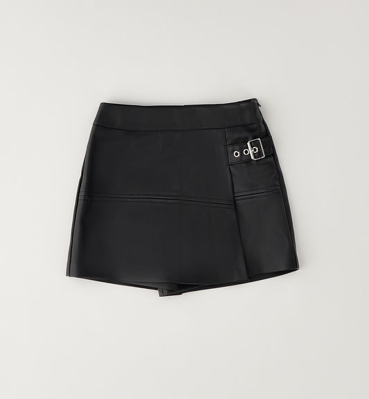 Girls Black Skort