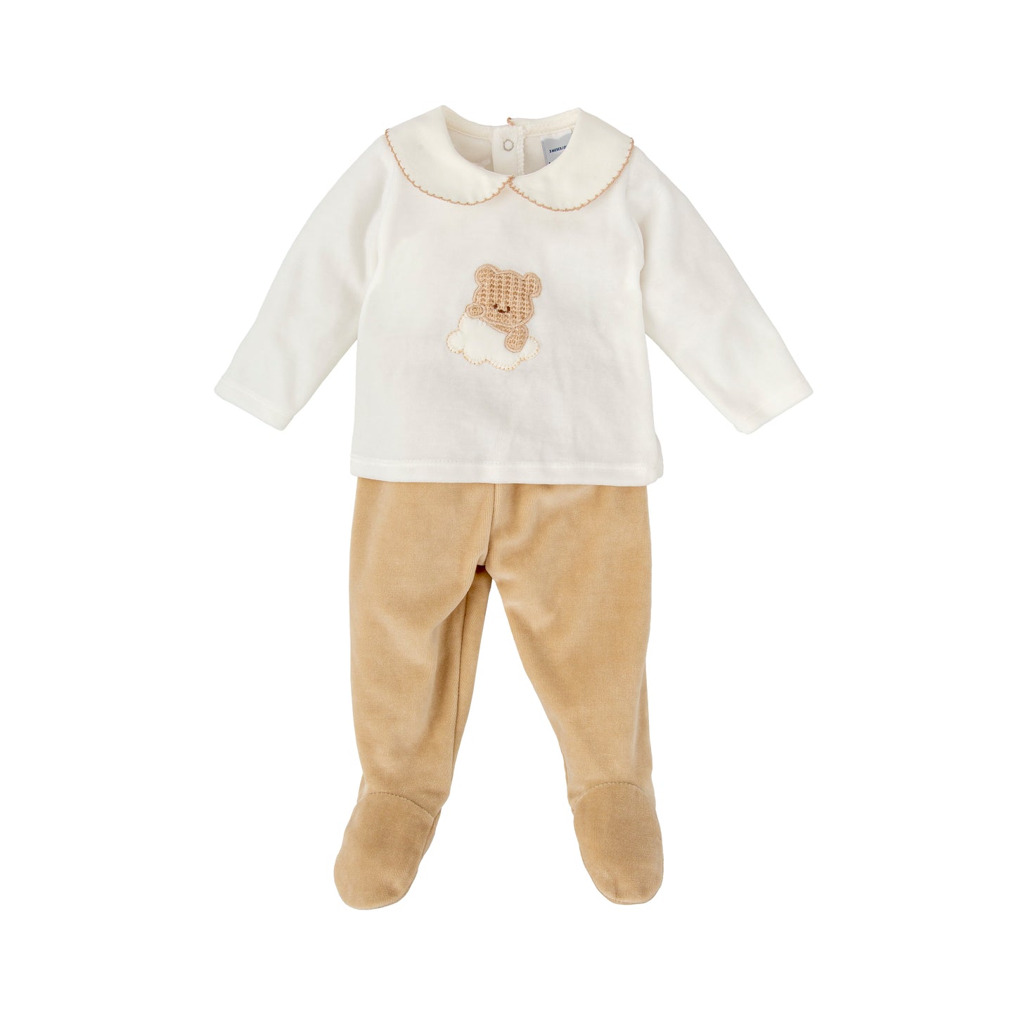 2 Piece Teddy Babygrow