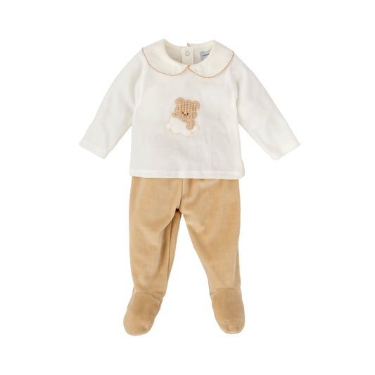 2 Piece Teddy Babygrow
