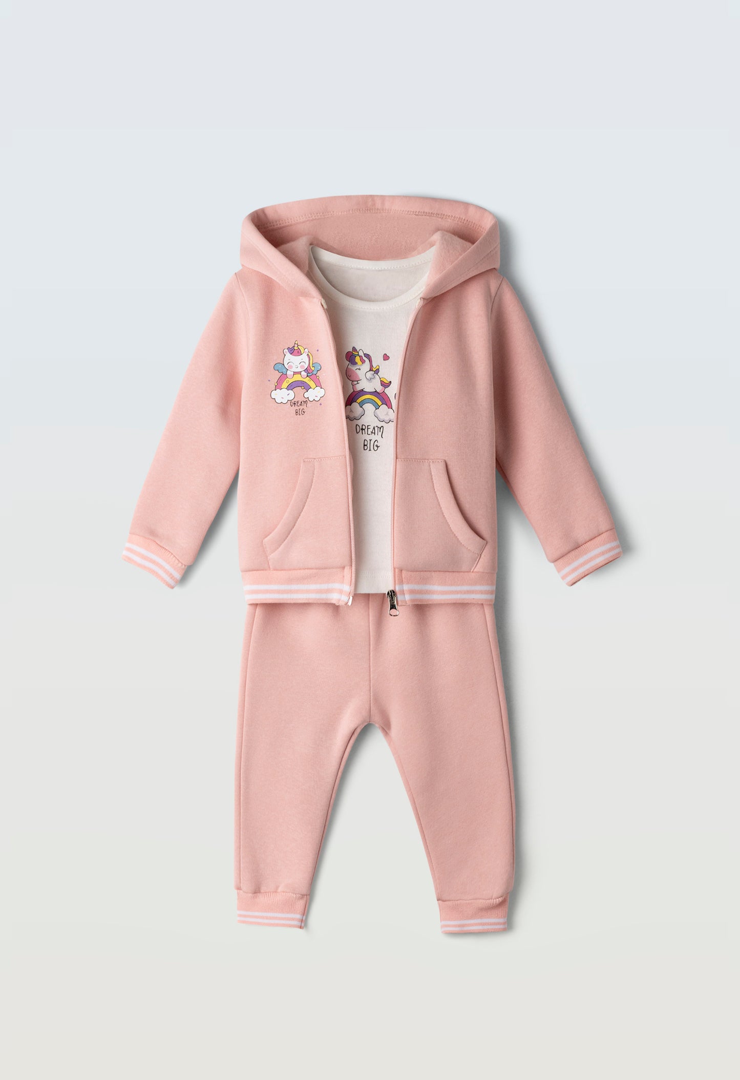 Baby Girls Unicorn Tracksuit Set