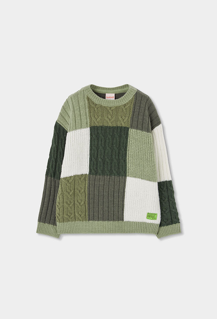 Boys Patchwork Jumper