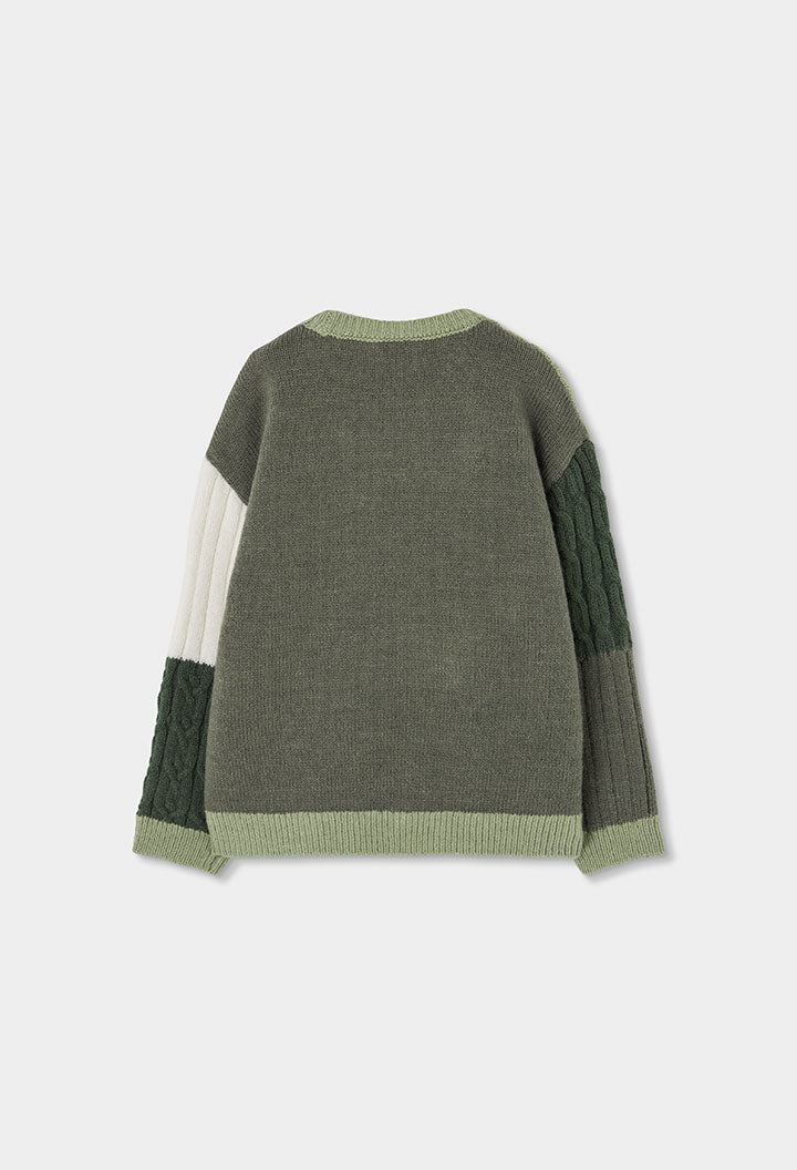 Boys Patchwork Jumper