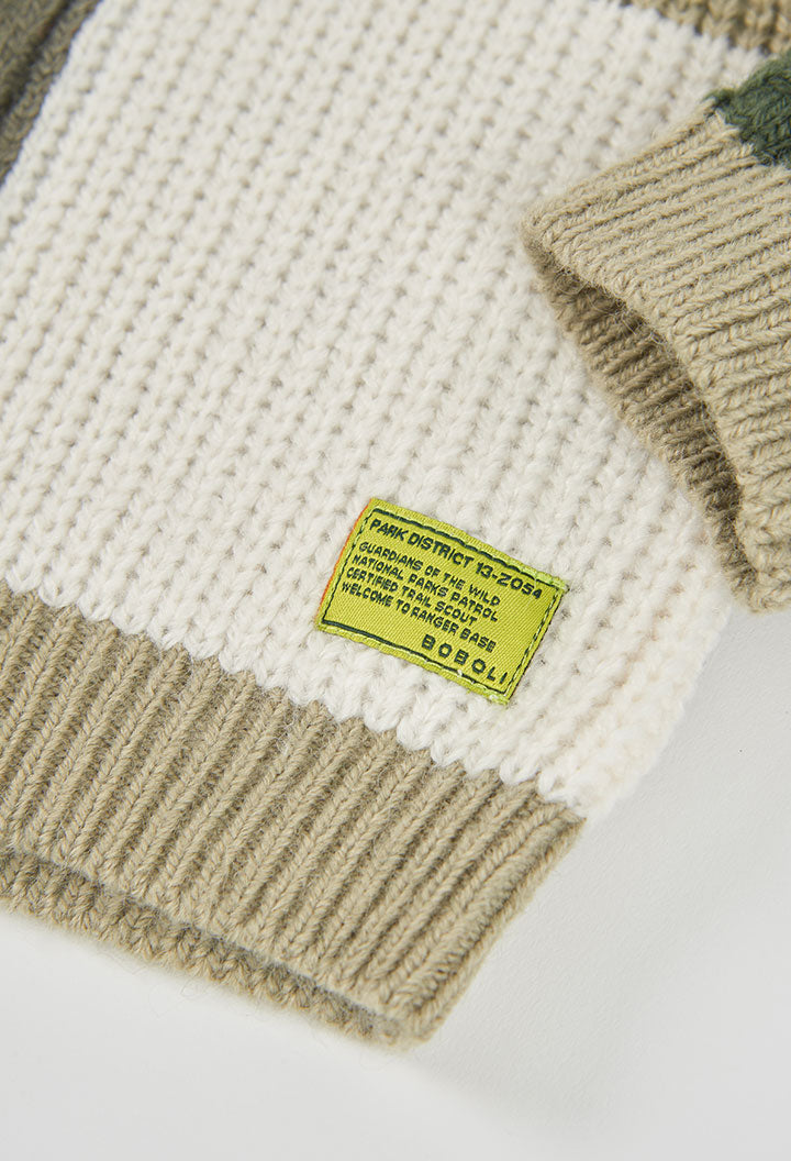 Boys Patchwork Jumper