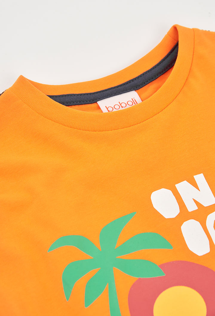 Boys Orange T-Shirt