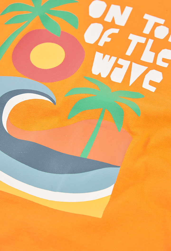 Boys Orange T-Shirt