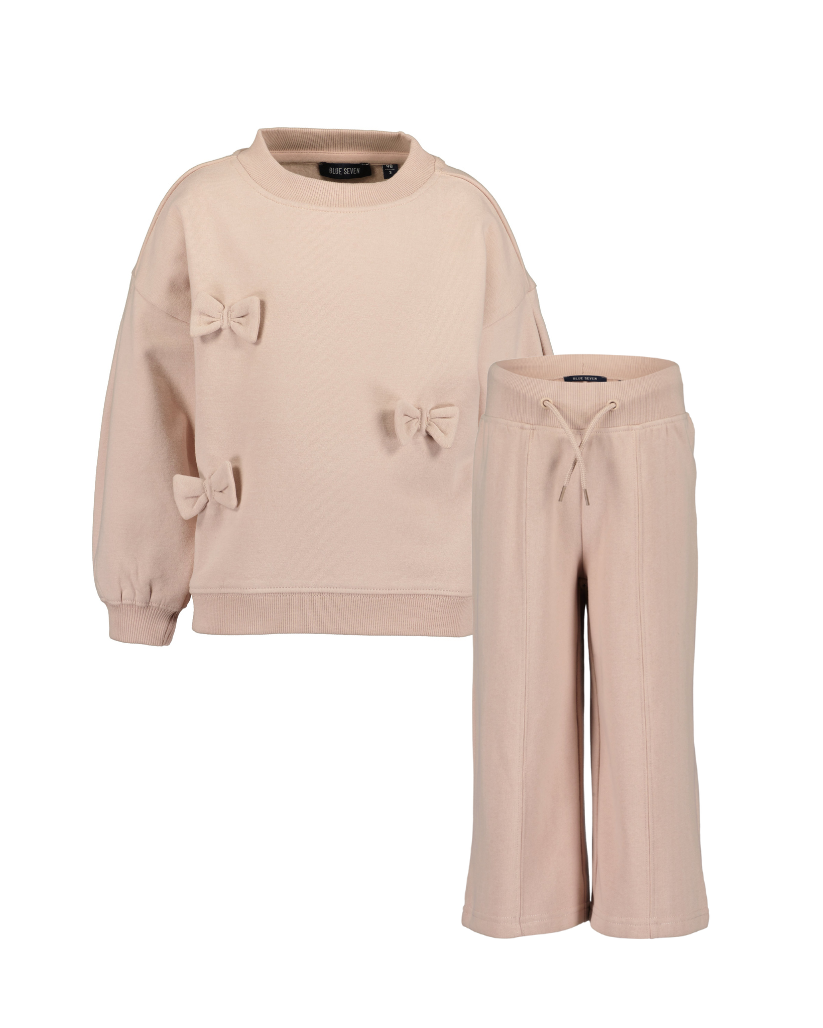 Girls Bow Jumper and bottoms