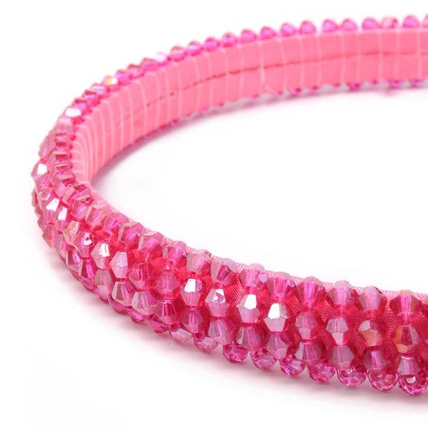 Facetted Bead Aliceband - Bright colours