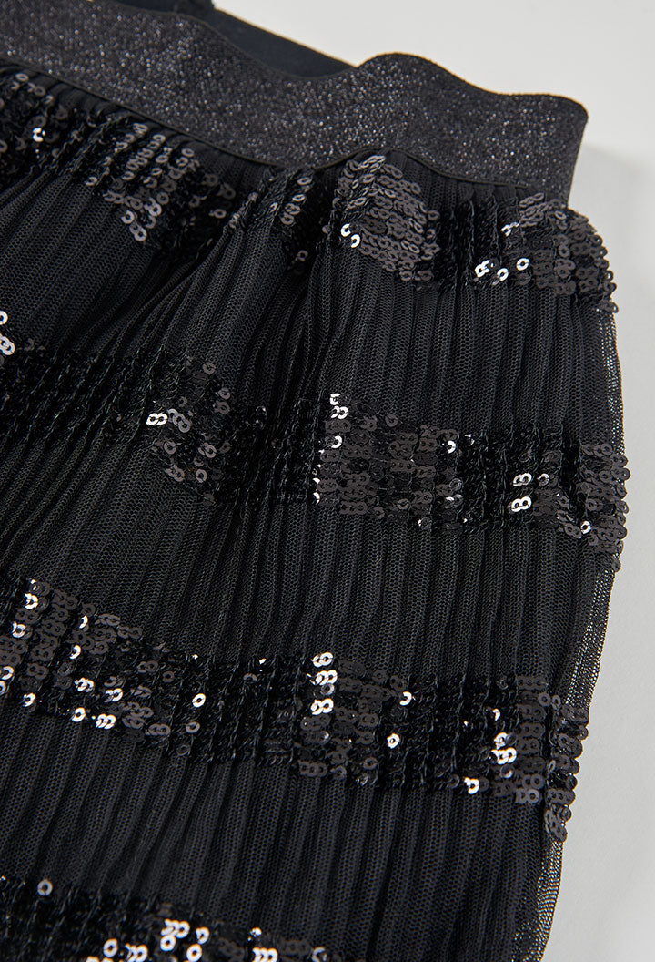 Black Sparkle Skirt