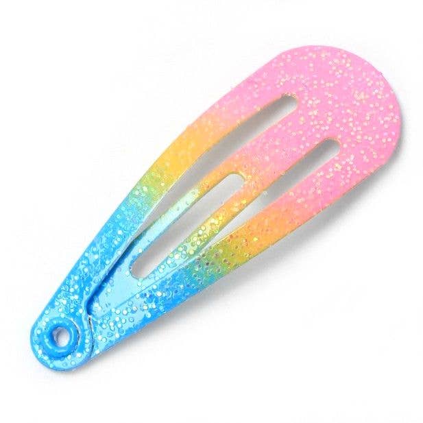Card of 6 Rainbow Glitter Sleepies - 3cm