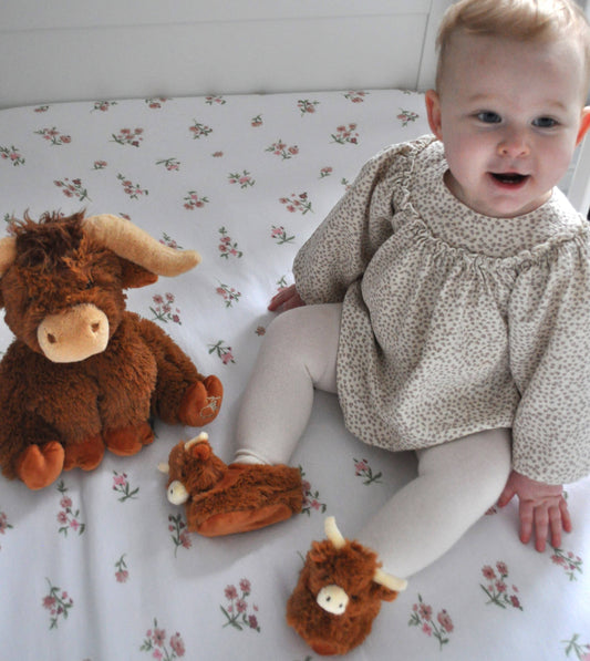 Baby Highland Cow Slippers