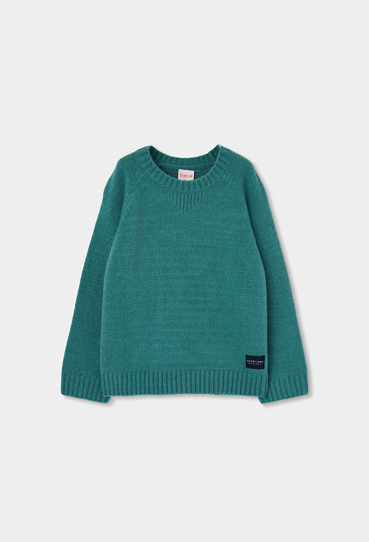 Boys Green Jumper