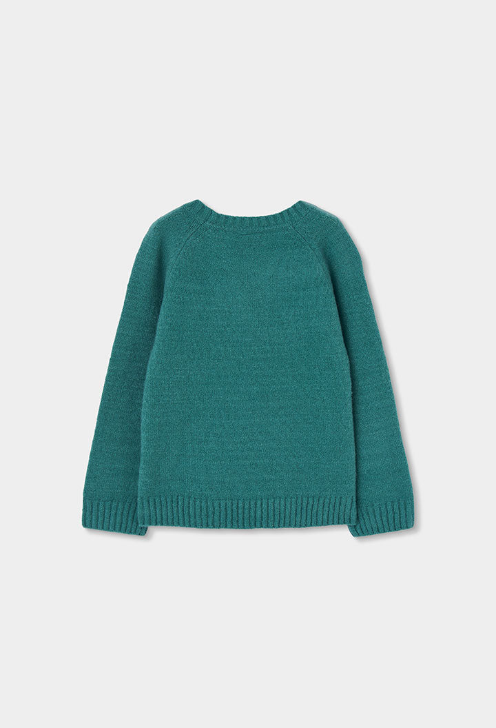 Boys Green Jumper