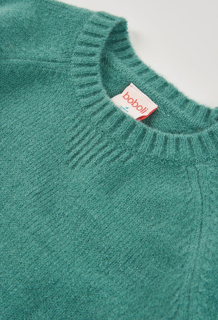 Boys Green Jumper