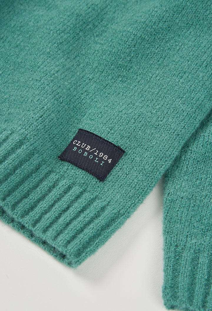 Boys Green Jumper