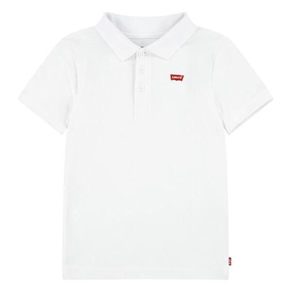 Boys White Levis Polo T-Shirt