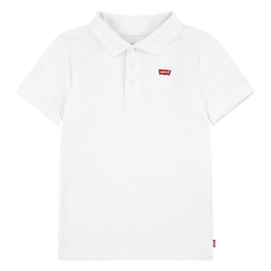Boys White Levis Polo T-Shirt