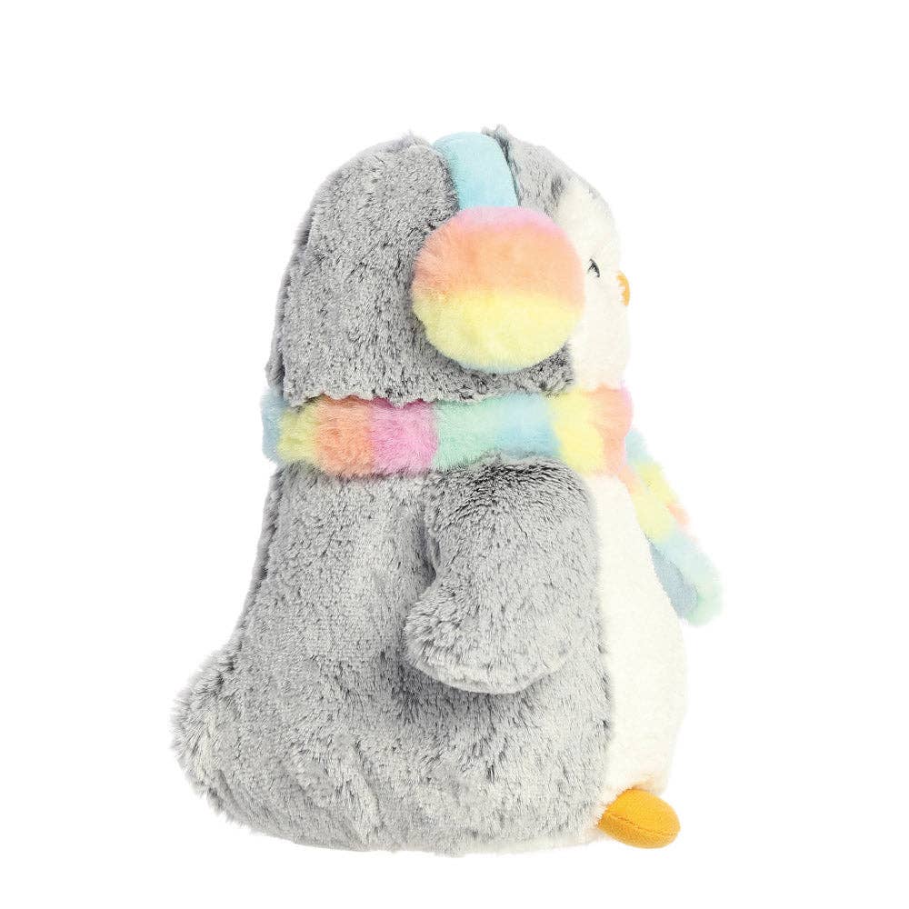 PomPom Penguin Muffs & Scarf Soft Toy