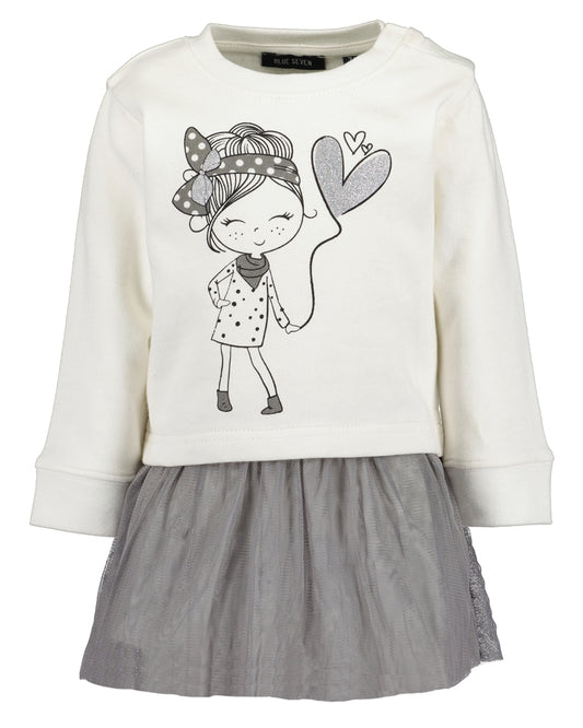 Girls Top with balloon motif