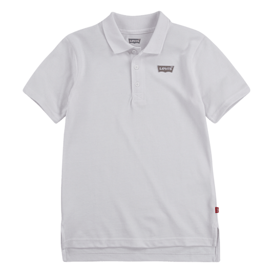 Boys White Levis Polo T-Shirt