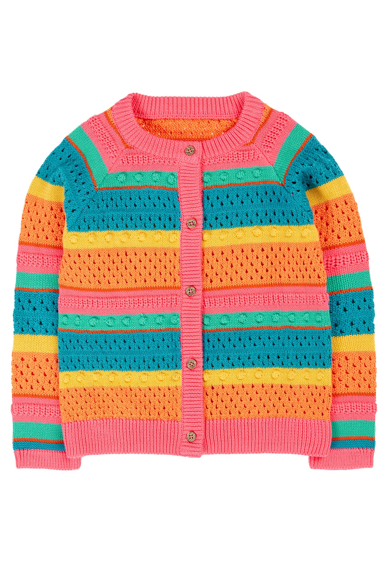 Girls Rainbow Cardigan
