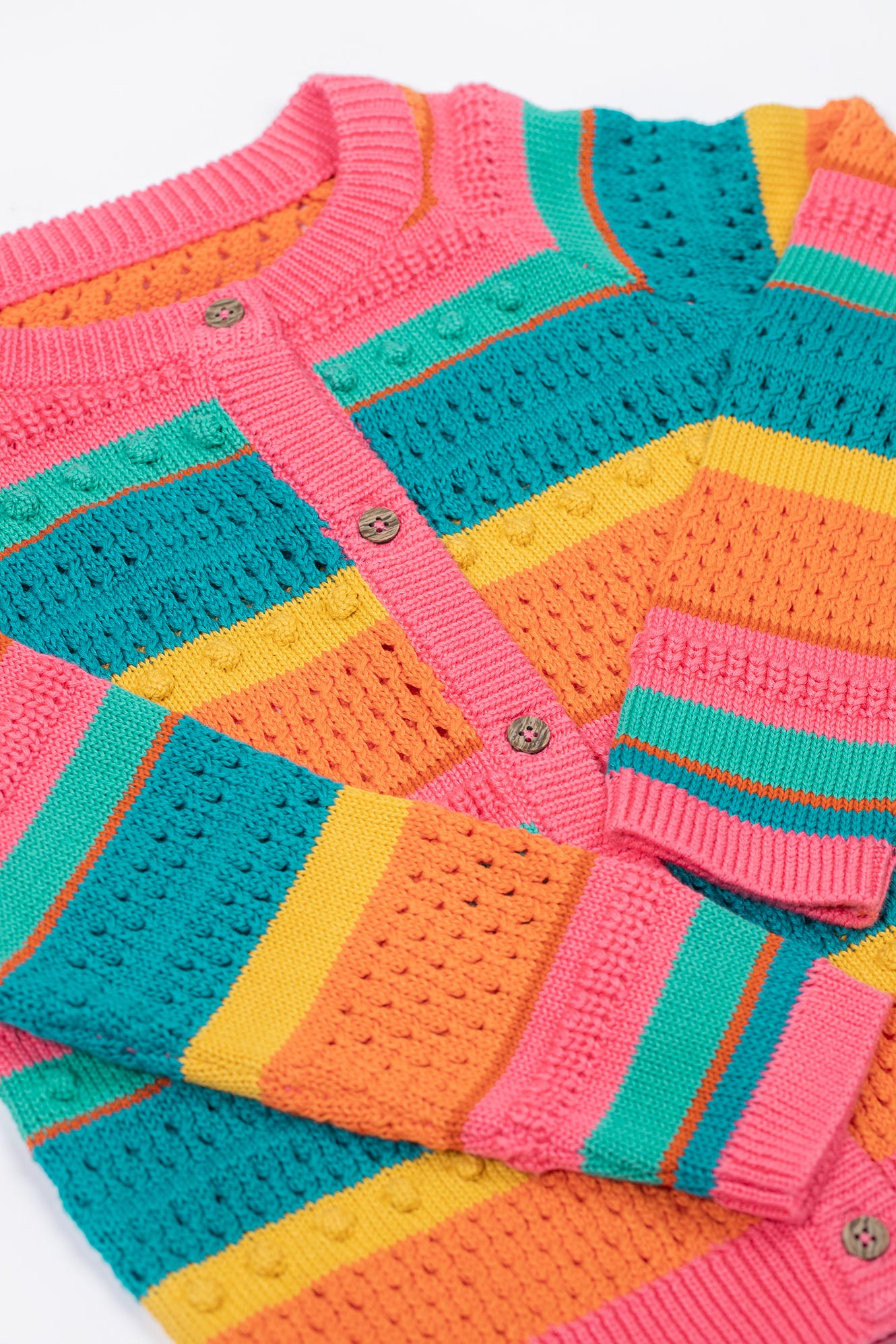 Girls Rainbow Cardigan