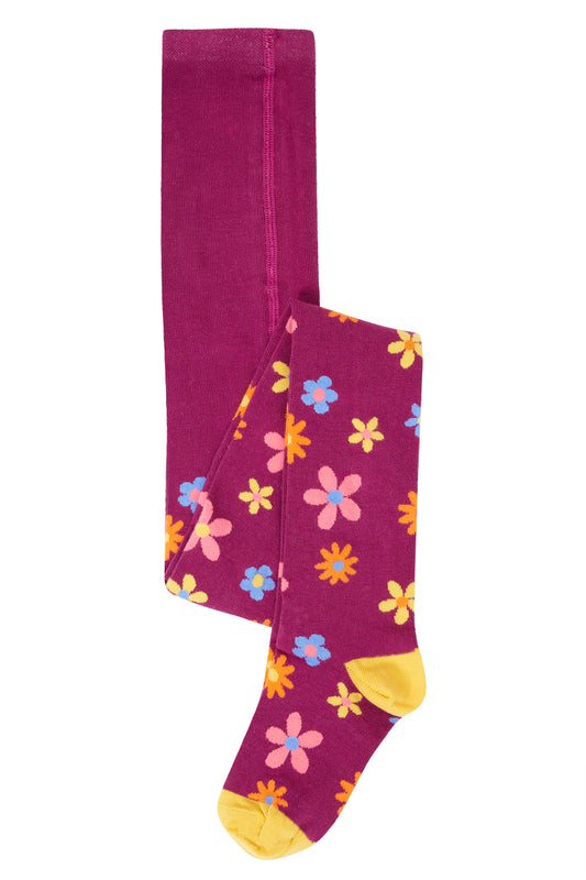 Norah Retro Floral Tights