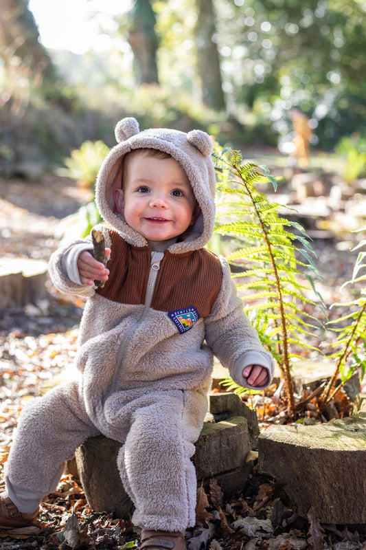 Cord/Fluffy Ted Snuggle Suit