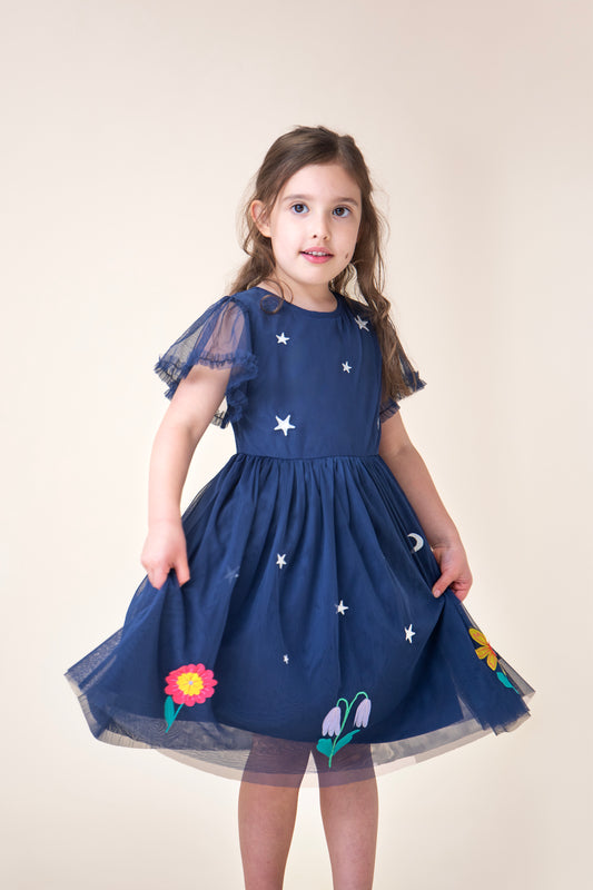Penny Navy Party Dress
