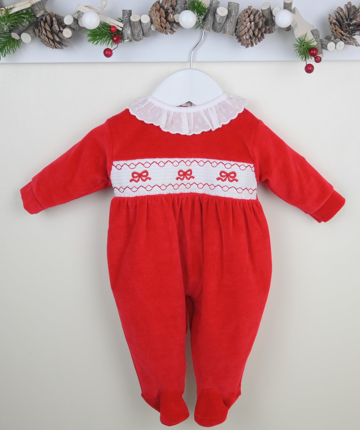 Red Bow Sleepsuit