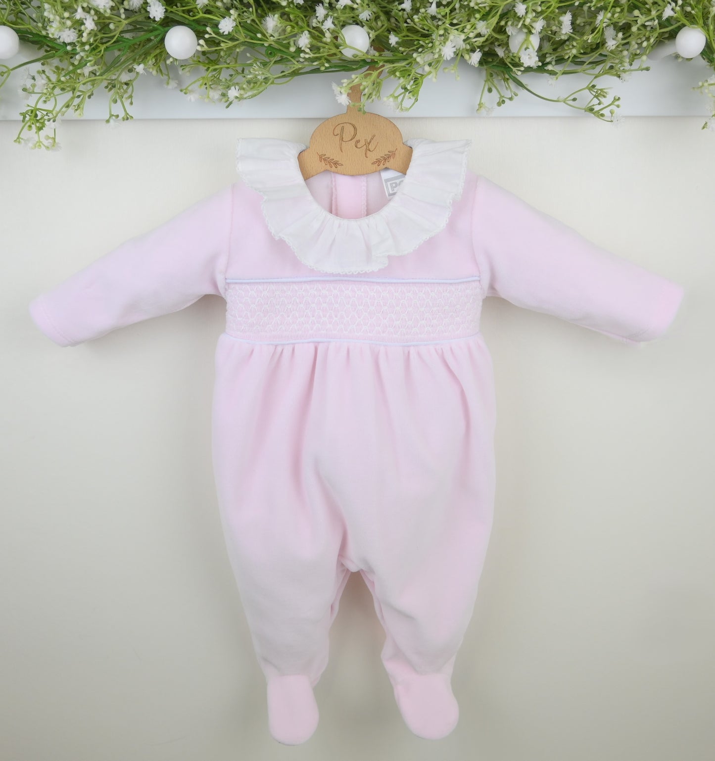 Evie Pink Sleepsuit