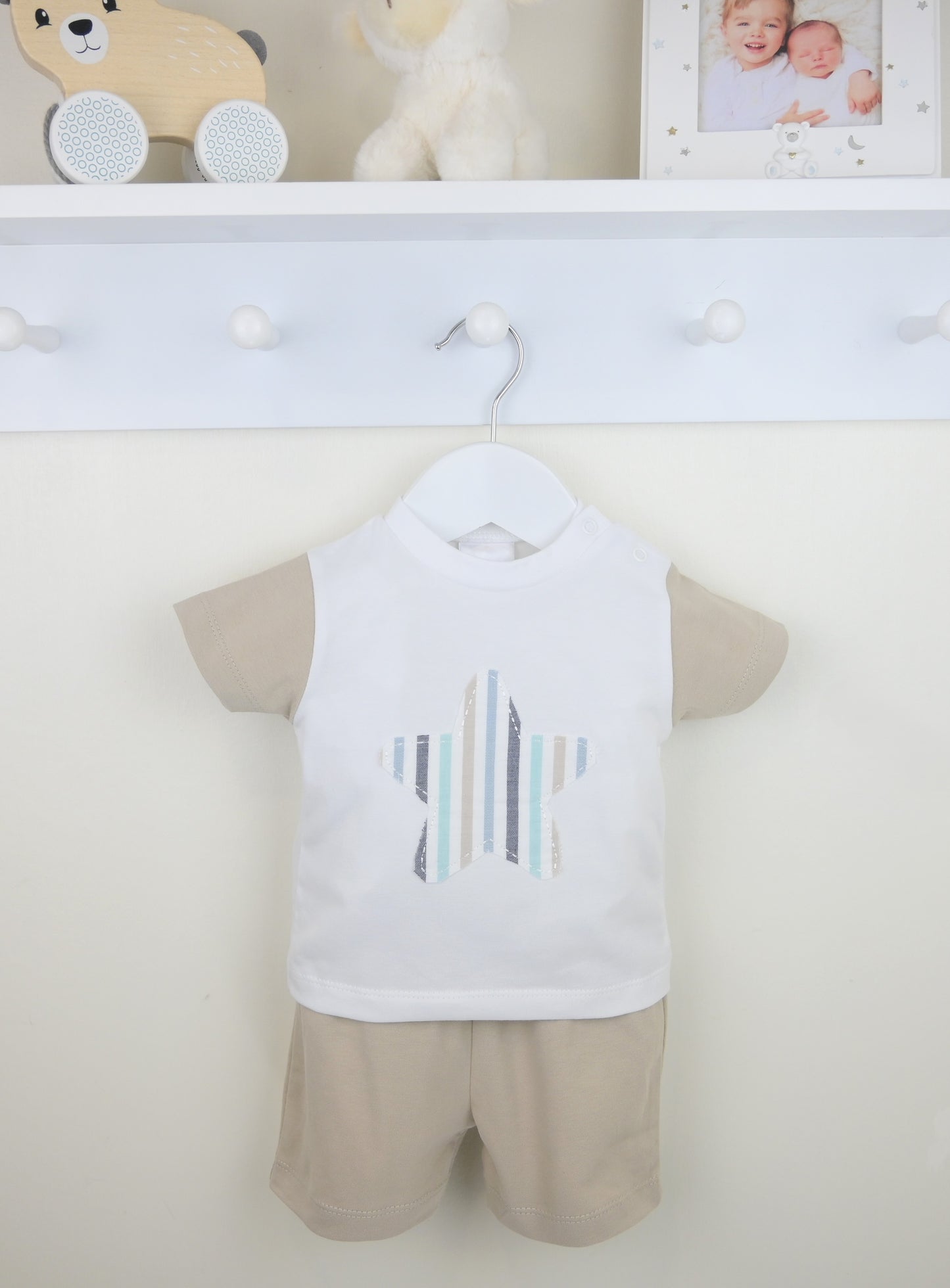 Baby Boy Star Shorts and T-Shirt Set