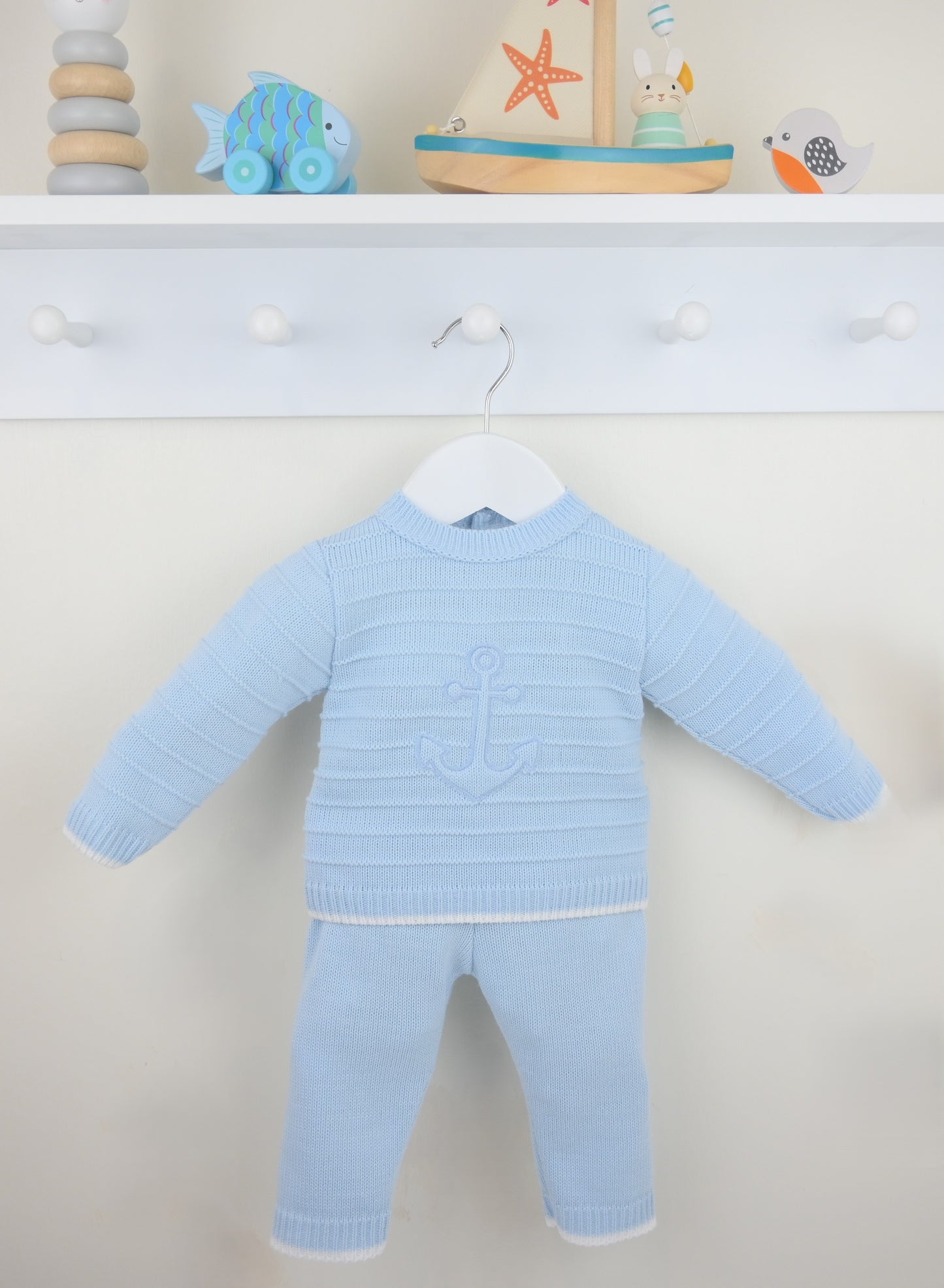 Blue Anchor Trouser Suit