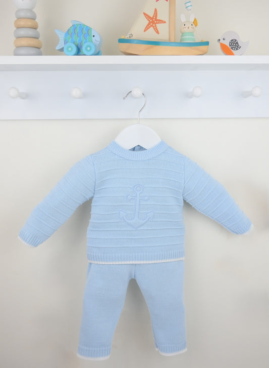 Blue Anchor Trouser Suit