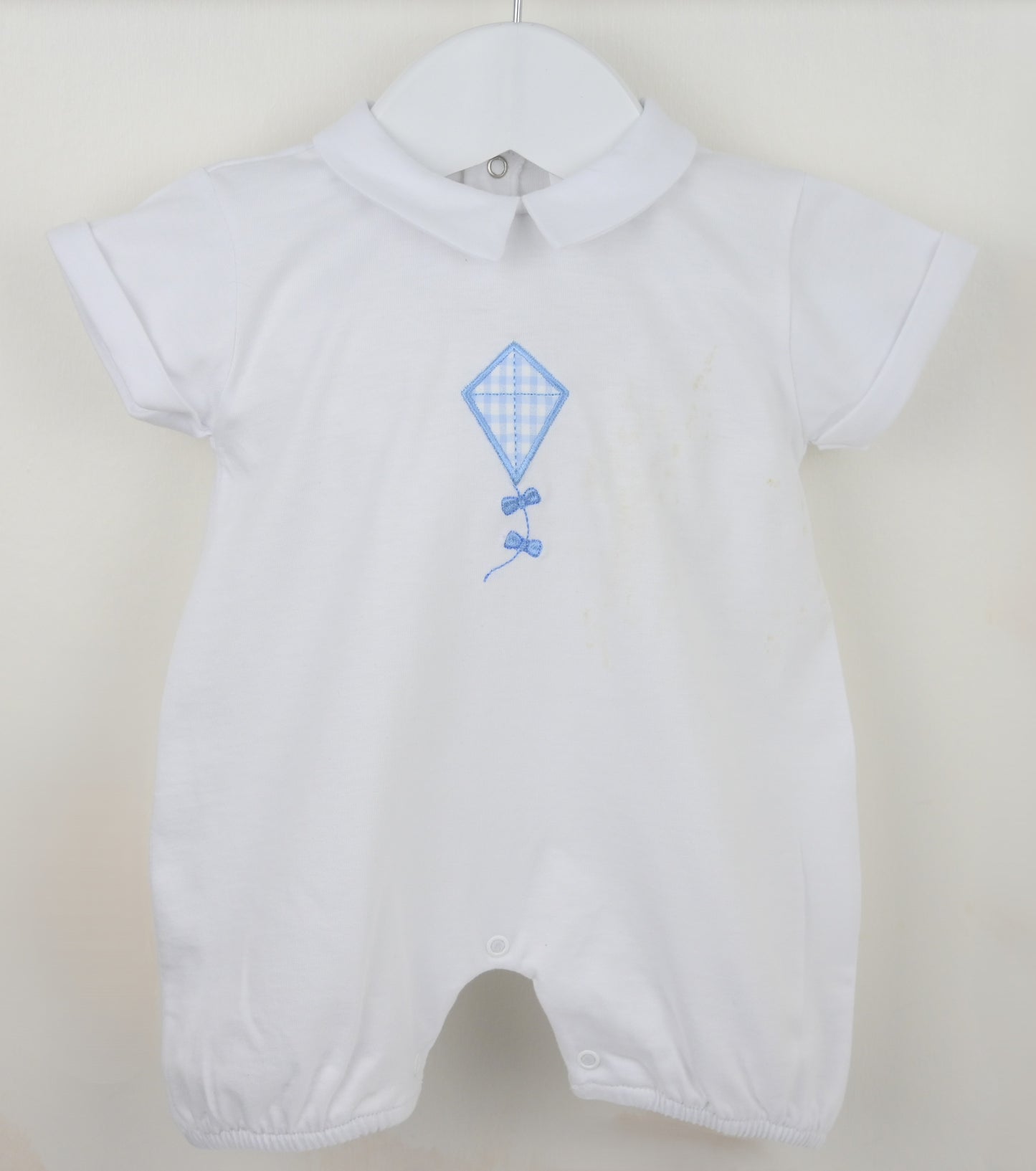 Kite Romper White/Blue