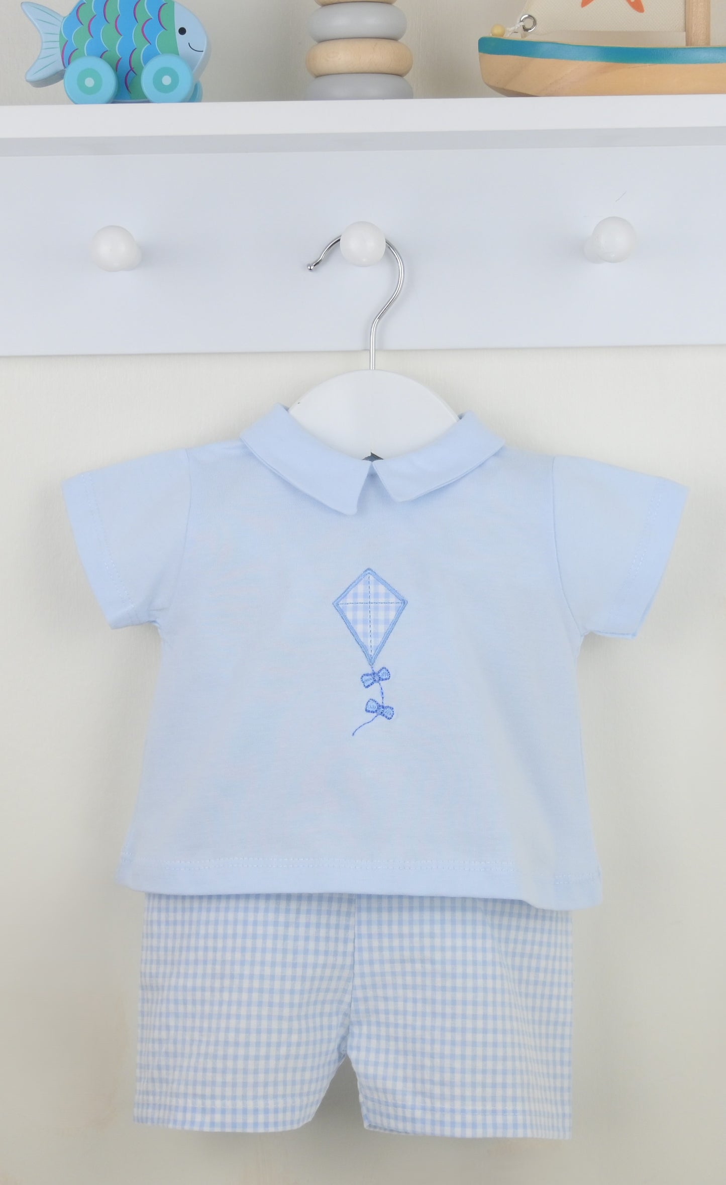 Blue Kite Shorts Suit