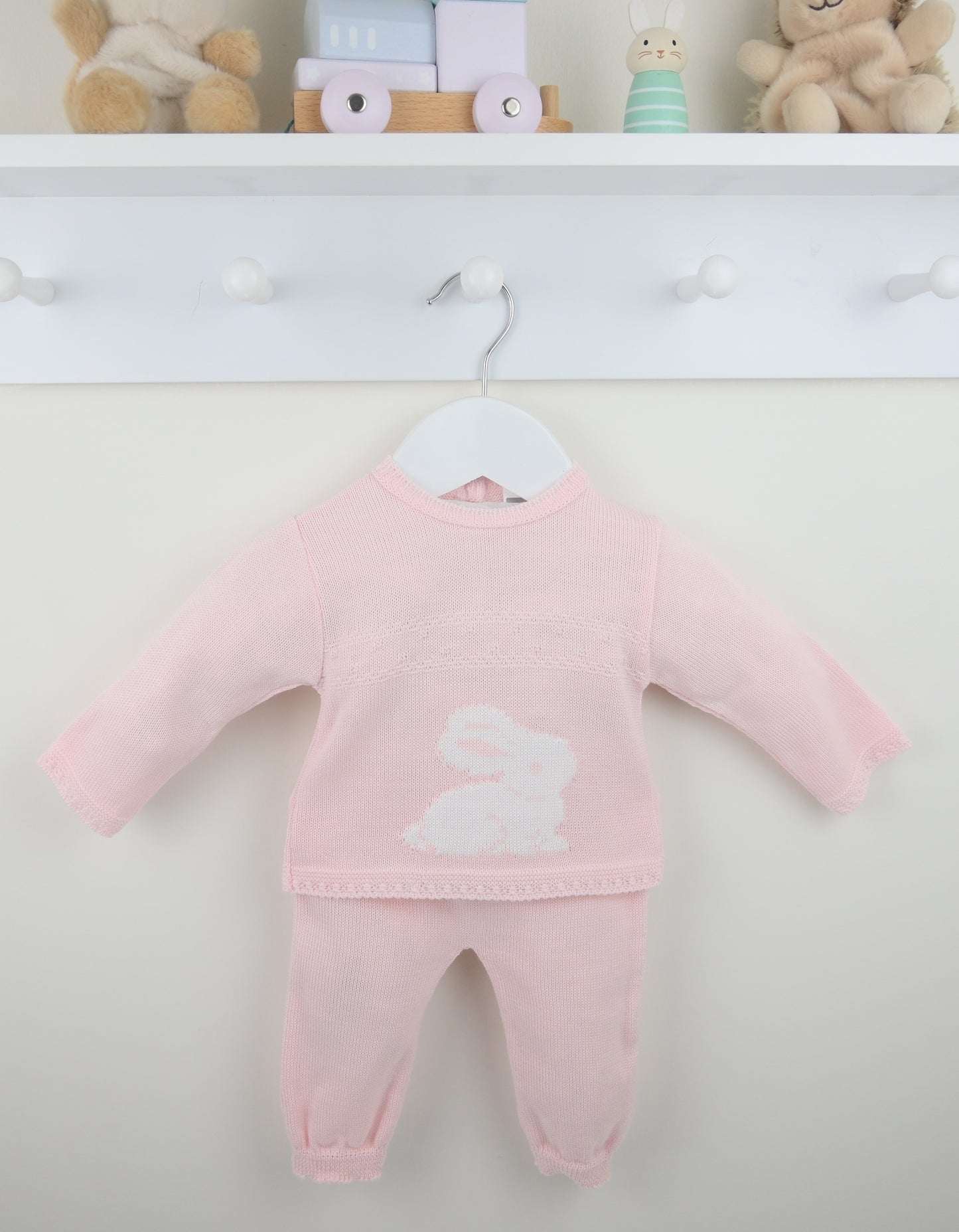 Rabbit Pink Trouser Suit