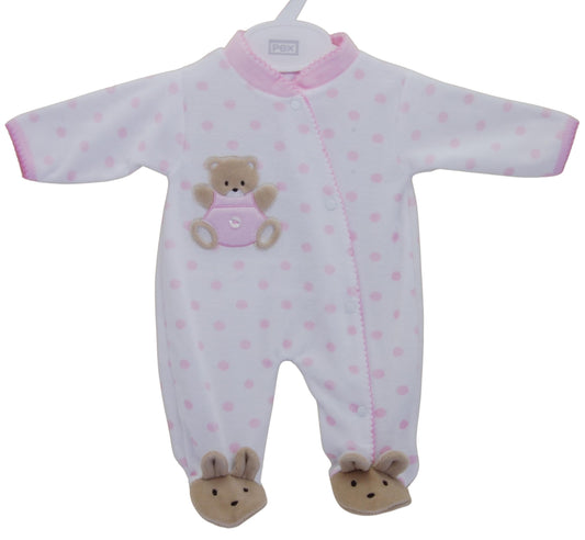 Teddy Spot Sleepsuit