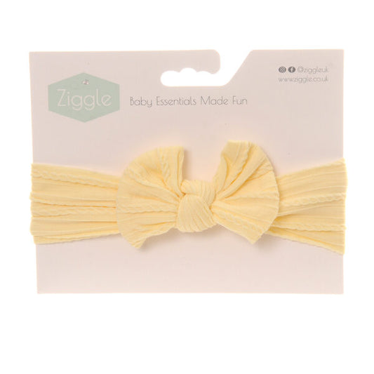 Lemon Top Bow Turban Headband
