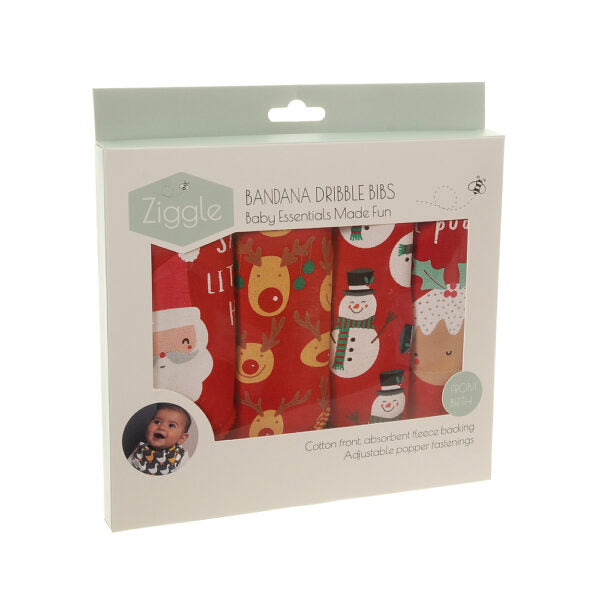 Christmas Reds Bib Set